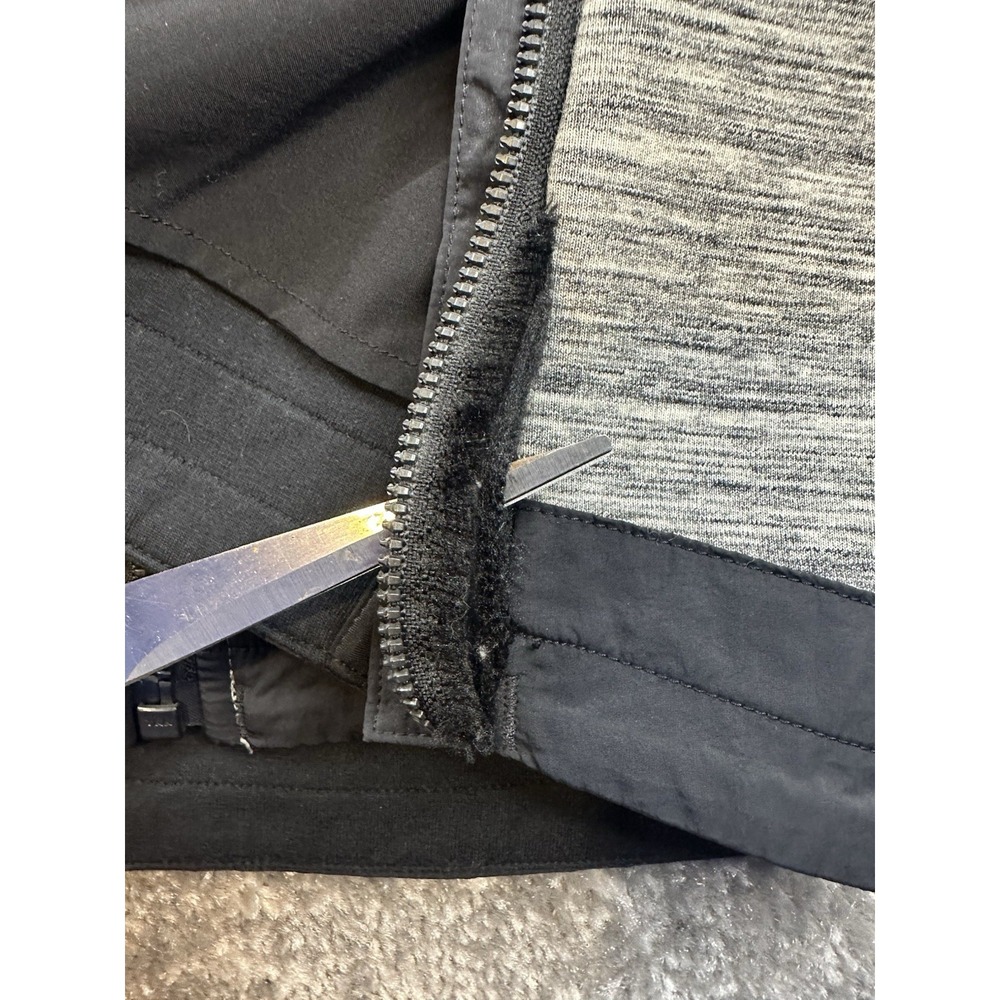 Lululemon Jacket Women 4 Pick Your Path Heathered Space Dyed Black Slub Hood - Picture 10 of 10